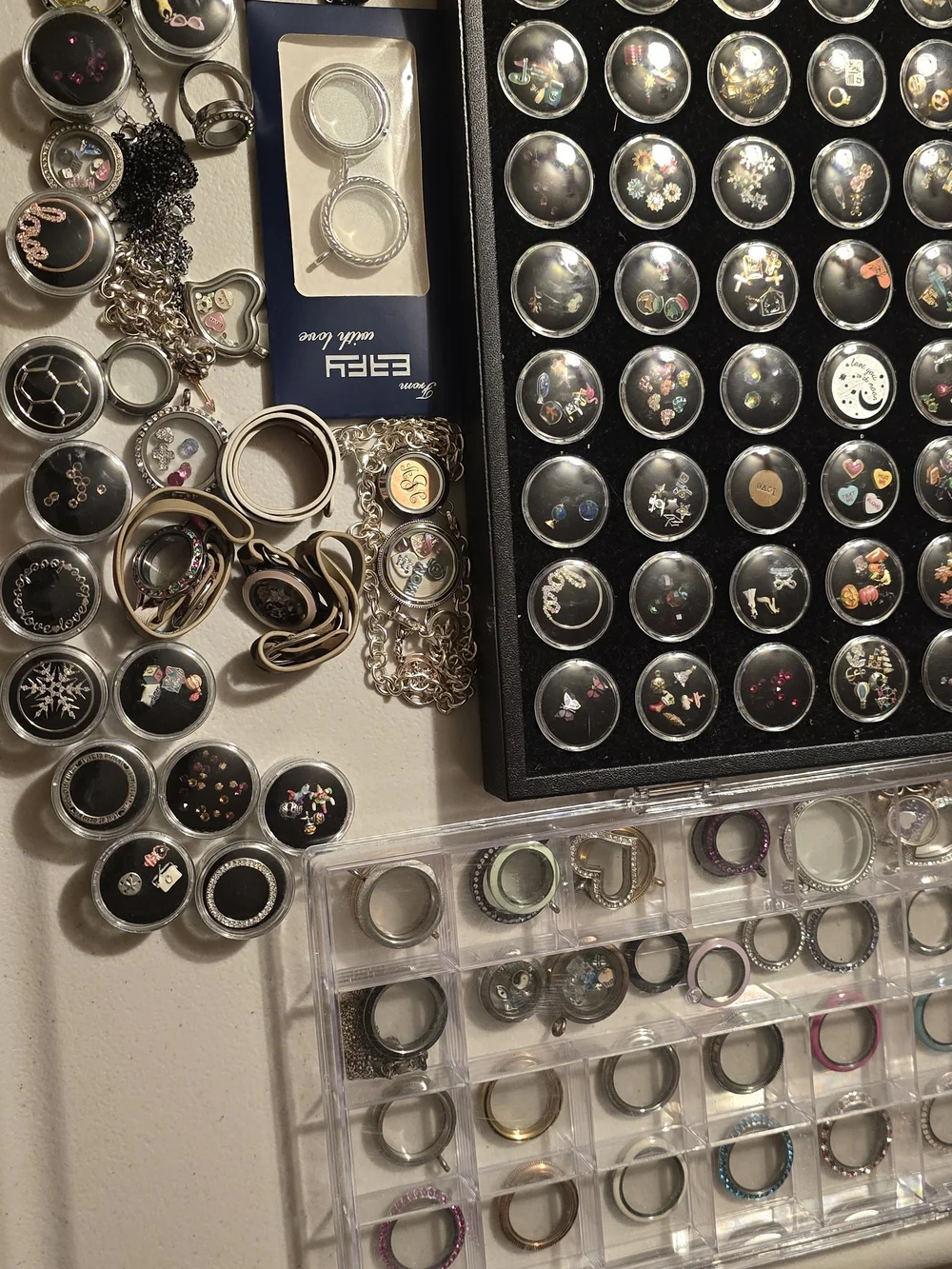 Floating memory locket charms, lockets, and interchangeable BUNDLE PRICE